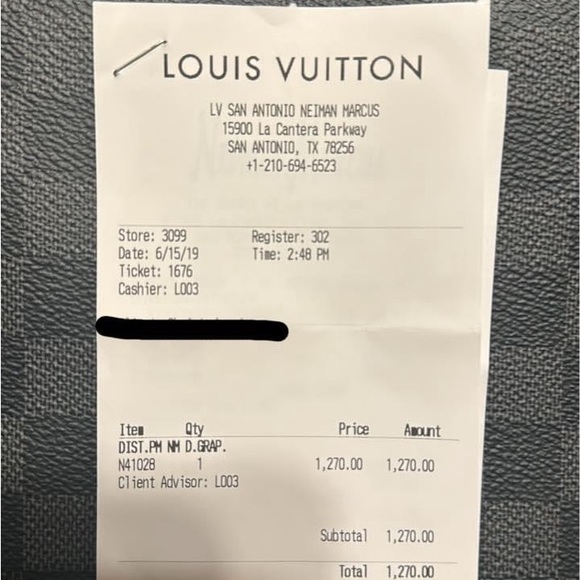 Graphite Damier Louis Vuitton PM Messenger Bag - Picture 2 of 3